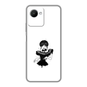 Чохли Венсдей на Realme C30s Уенсдей (AlphaPrint) (танець Венздей)