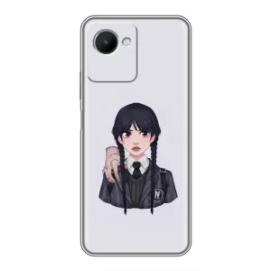 Чохли Венсдей на Realme C30s Уенсдей (AlphaPrint) (Венздей і Річ)