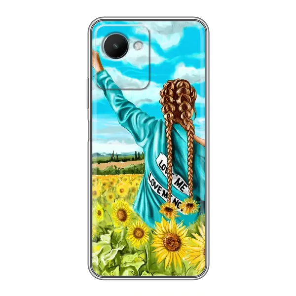 Чохол з принтом «Україночка» для Realme C30s Чохол з принтом «Україночка» для Realme C30s