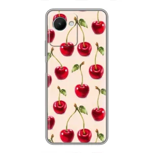 Чохол з принтом «Черешня» для Realme C30s