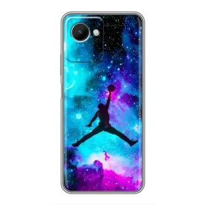 Чохли для Realme C30s - з картинкою JORDAN (AlphaPrint) (Яскравий Джордан)