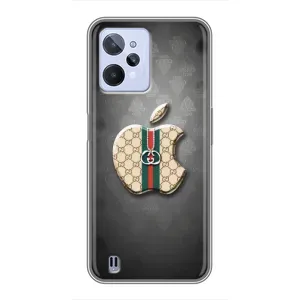 Чехлы ГУЧЧИ для Реалми С31 (AlphaPrint) (Apple gucci)