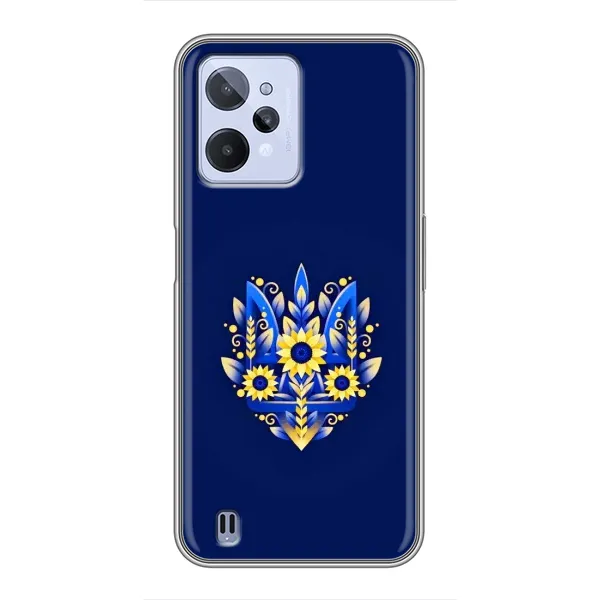 Чохол з принтом «Квітковий Герб» для Realme C31