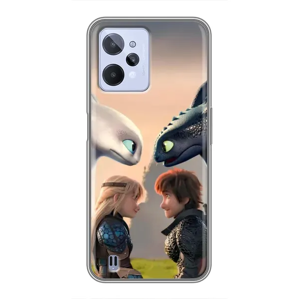 Чехол с принтом «Иккинг и Астрид» для Realme C31 Чехол с принтом «Иккинг и Астрид» для Realme C31