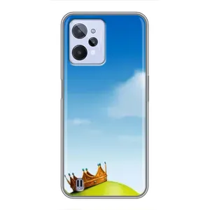 Чехол с мультфильмом Шрек на Realme C31 (Голова Шрека)