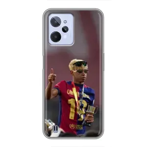 Чехол с футболистом Ламин Ямаль Realme C31