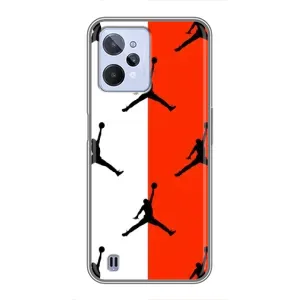 Чохли для Realme C31 - з картинкою JORDAN (AlphaPrint) (Лого Джордан)