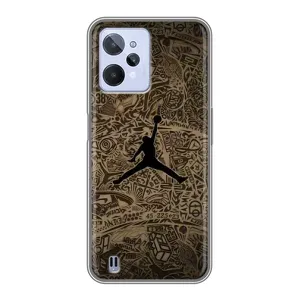 Чохли для Realme C31 - з картинкою JORDAN (AlphaPrint) (Logo Jordan)