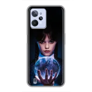 Чехол с дизайном Венздей 2 на Realme C31 (Магическая сфера Уэнздей)
