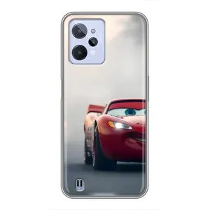 Силиконовый чехол Маквин для Realme C31 (Скоростной Маквин)