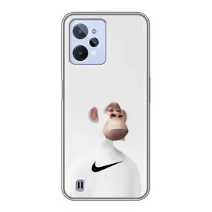 Чохли з Мавпами NFT для Realme C31 (AlphaPrint) (мавпа NFT Nike)