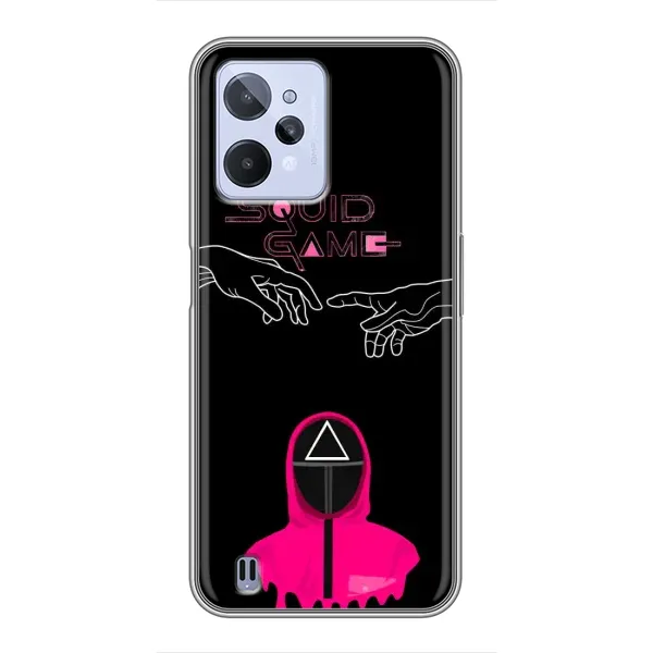 Чехол с принтом «Минимализм Игра кальмара» для Realme C31 Чехол с принтом «Минимализм Игра кальмара» для Realme C31