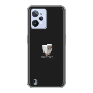 Чохол Майнкрафт на Realme C31 (AlphaPrint) Minecraft (Овечка Майнкрафт)
