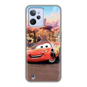 Силиконовый чехол Маквин для Realme C31 (Радиаторный Спрингс Маквин)