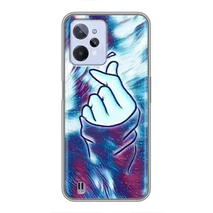 Чехол с принтом «Радужное сердце» для Realme C31