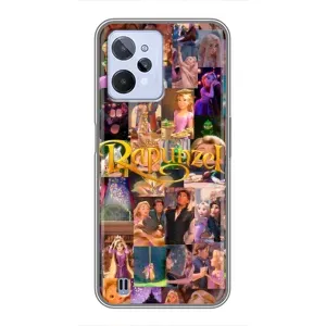 Чехол Рапунцель для Realme C31 (Коллаж Рапунцель)