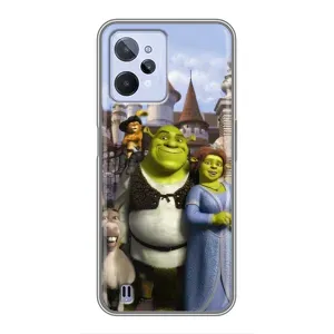 Чехол с мультфильмом Шрек на Realme C31 (Сказочные герои Шрека)