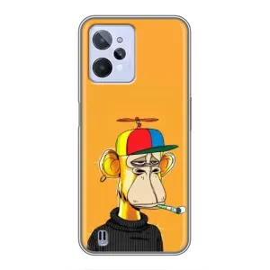 Чохли з Мавпами NFT для Realme C31 (AlphaPrint) (Нудна мавпа NFT)