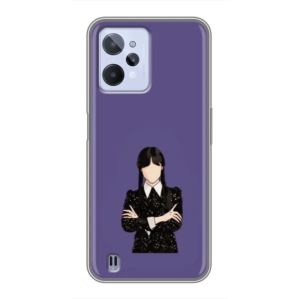 Чехол с принтом «Уэнздей в черном» для Realme C31