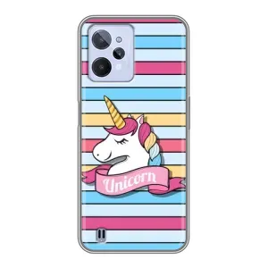 Чохол для РiалМi С31 - (Єдинорожки - Новинки) (AlphaPrint) (Unicorn)