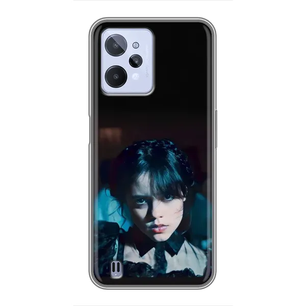 Чехол с принтом «взгляд Уэнздей» для Realme C31