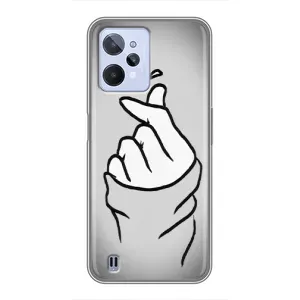 Чехол с принтом «Значок Love» для Realme C31