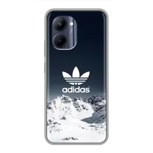Чехлы Адидас для Realme C33 (AlphaPrint) (Адидас в горах)
