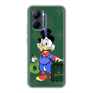 Чехлы для Realme C33 - Скрудж МакДак Louis Vuitton (PREMIUMPrint) (Богатая Утка)