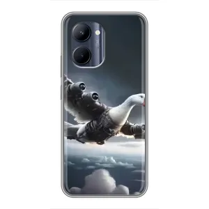 Чохол з мемом Тралалело тралала на Realme C33 (Бомбардіні гусіні)
