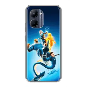 Чохол з принтом Фантастична четвірка для Realme C33 (Герої Фантастична Четвірка)