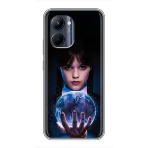 Чохол з дизайном Венздей 2 на Realme C33 (Магічна сфера Венздей)