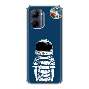Чохол NASA для Realme C33 (AlphaPrint) (Хлопчик в шоломі)