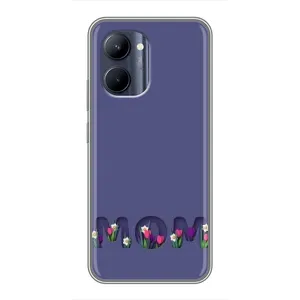 Чехол с принтом «Мама в цветах» для Realme C33