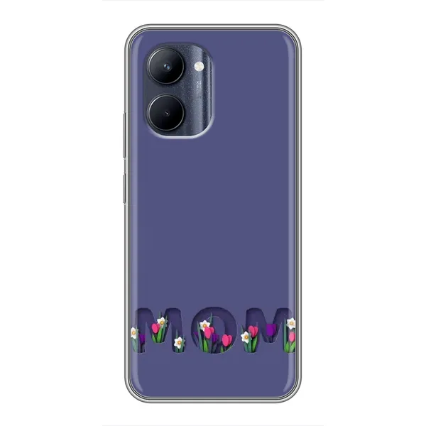 Чехол с принтом «Мама в цветах» для Realme C33
