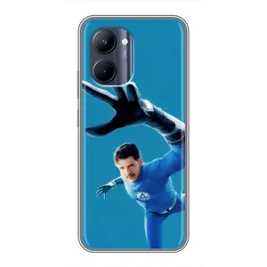 Чохол з принтом Фантастична четвірка для Realme C33 (Містер Фантастік супергерой)