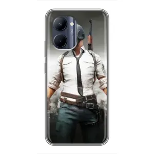 Чехол PUBG для Реалми С33 (AlphaPrint)