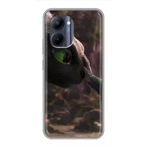 Чохол як приборкати дракона на Realme C33 (Сцена з драконом)