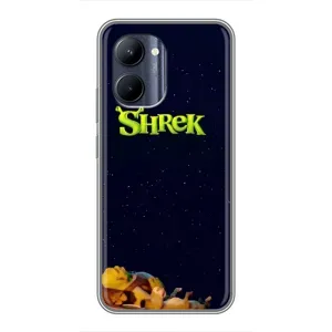 Чохол з мультфільмом Шрек на Realme C33 (Відпочиваючий Шрек)