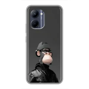 Чохли з Мавпами NFT для Realme C33 (AlphaPrint) (стильна мавпа NFT)