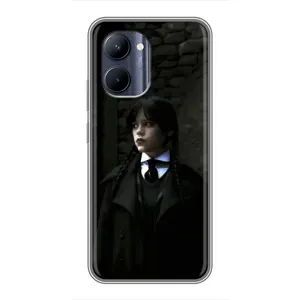 Чохол з дизайном Венздей 2 на Realme C33 (Темний стиль Венздей)