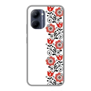 Чохол для Патріота України Realme C33 - (AlphaPrint) (Яскрава вишиванка)