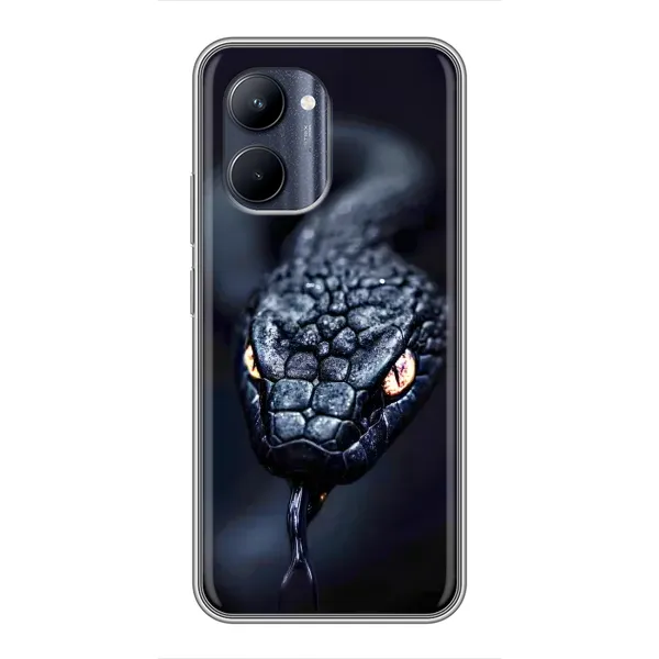 Чохол з принтом «Чорна змія» для Realme C33