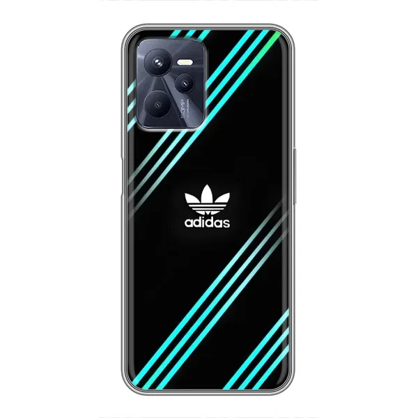 Чохол з принтом «Адідас з полосами» для Realme C35 Чохол з принтом «Адідас з полосами» для Realme C35