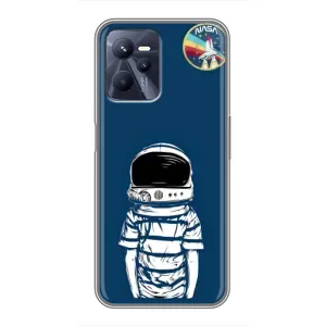 Чохол NASA для Realme C35 (AlphaPrint) (Хлопчик в шоломі)