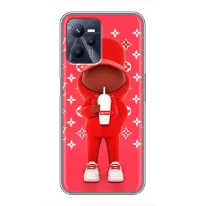 Круті Чохли Луі Віттон для Realme C35 (AlphaPrint) (Модний стиль)