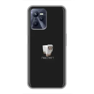 Чохол Майнкрафт на Realme C35 (AlphaPrint) Minecraft (Овечка Майнкрафт)