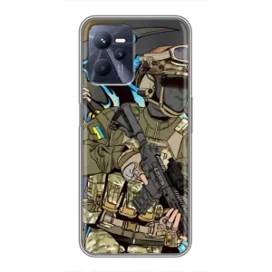 Чехлы с картинкой ЗСУ для Realme C35 (AlphaPrint)