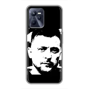 Чехол для Realme C35 (AlphaPrint - с принтом Зеленского)