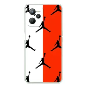 Чохли для Realme C36 - з картинкою JORDAN (AlphaPrint) (Лого Джордан)
