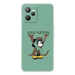 Чохли Луі Вітон для Realme C36 (AlphaPrint - LOUIS VUITTON) (Міккі Маус LV)